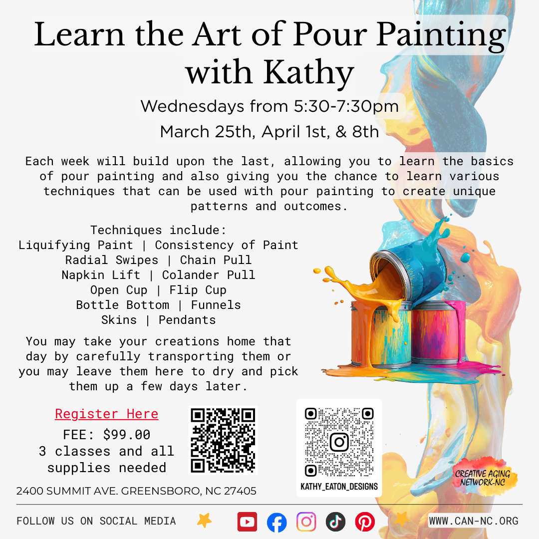 MarchApril Kathy Pour Painting